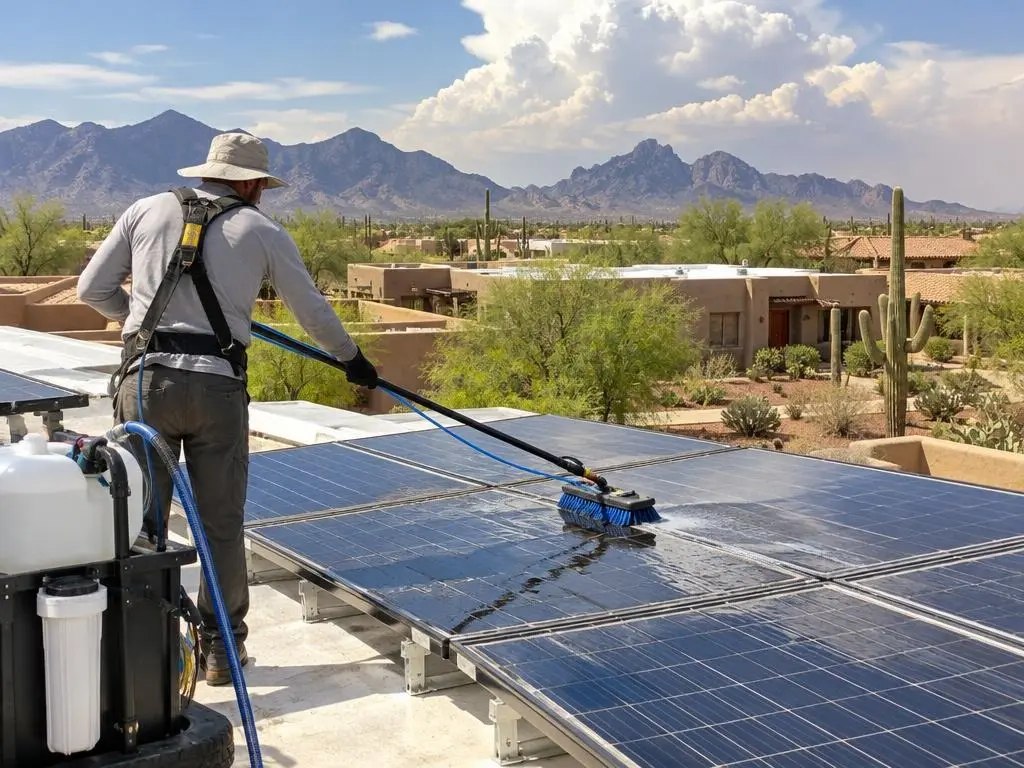 Solar Panel Cleaning in Tucson, AZ